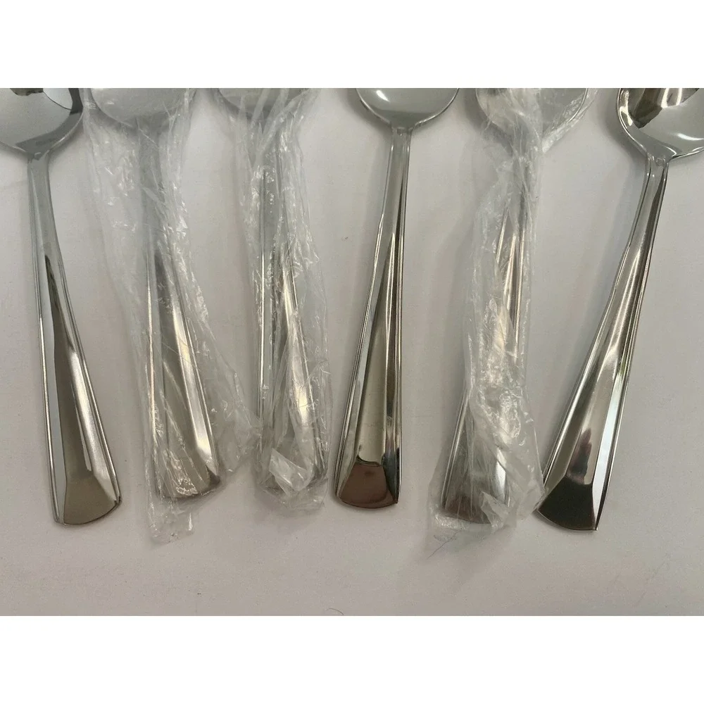 Oneida Stainless CELLA Oval Place Soup Spoons 7 1/8